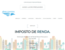 Tablet Screenshot of fenixcontabilsp.com.br
